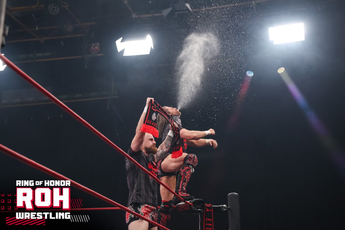 ringofhonor's tweet photo. It’s a return showdown in ROH tag team action as @Billingtons22 and @Adam_Priest_ battle the Grizzled Young Veterans James Drake and @ZackGibsonGYV!

📺 Watch ROH TV on #HonorClub at https://t.co/8dcdtxqvDf https://t.co/qHcdid3pDT