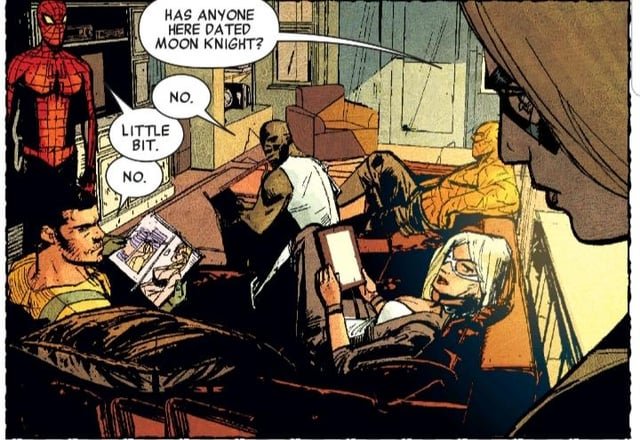 HawkHunter230's tweet photo. @EggheadCobra Ahh, yes, the trio...plus Moon Knight https://t.co/h3I52lsV5s