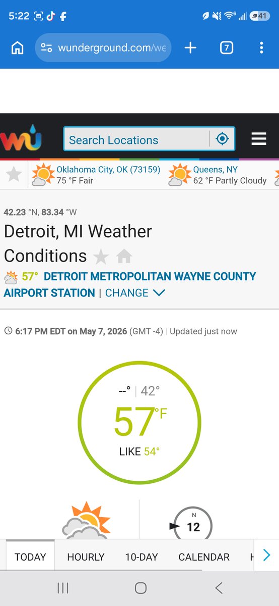 ChrisMader12590's tweet photo. @AskRobinhood is stealing $$$ on climate prediction markets.  Are they and @wunderground in cahoots?? None of these will settle in the money.  I haven't seen anything under 67 at KDTW since before 3 https://t.co/NmaE9OLSFD