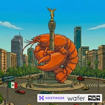 bilbeny's tweet photo. Este sábado es @ClawCon CDMX y, sorpresivamente, aún hay lugares disponibles. Se vienen charlas, demos de @OpenClaw workflows y unos buenos tacos. https://t.co/YKZKRI04eO

Gracias, @Hostinger LATAM, por ser Sponsor Gold.

Gracias @wafer_ai, #RBR de @500GlobalVC y @mundofuturo_. https://t.co/Y77S84o3pX