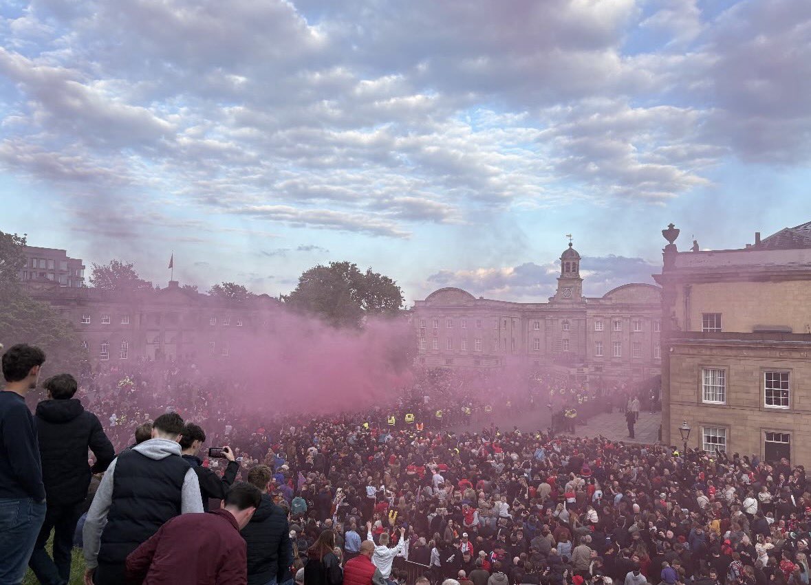 finHunter18's tweet photo. What a fucking club. Never thought I’d ever see us win a tittle. All thanks to Uggla turning club around, what a fucking squad. City are back #ycfc https://t.co/C0caifPWBZ