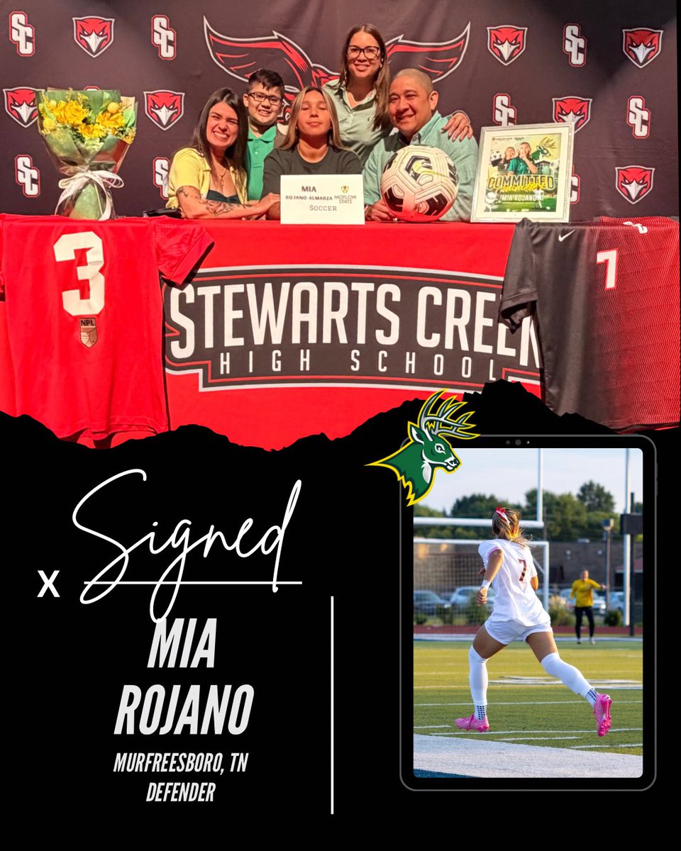 motlowsoccer's tweet photo. Motlow is thrilled to announce our latest addition to our 2026 class! Mia Rojano is a midfielder/defender from Kings Hammer. Please help us welcome Mia to the Motlow family! https://t.co/V8RfURcSPO