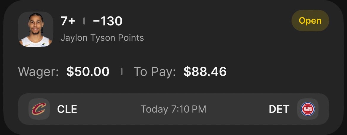 Archie_gambles's tweet photo. @jovan_deeb Locked tf in. Let's have a night 🫡 https://t.co/v92pBFlxnE