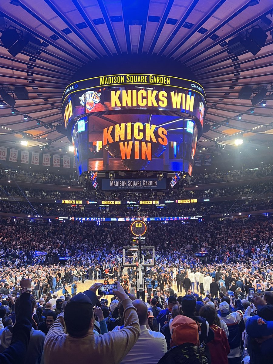 Brianz2324's tweet photo. Game 2 vs 76ers #Knicks #AlwaysKnicks #NYKX #Playoffs2026 https://t.co/gzJUj6sTVM
