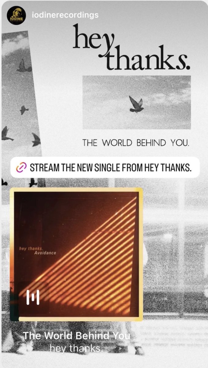 HeyThanks_LA's tweet photo. and i sought for you..

“The World Behind You” out now everywhere you listen to music. https://t.co/8pNfuJd9K6