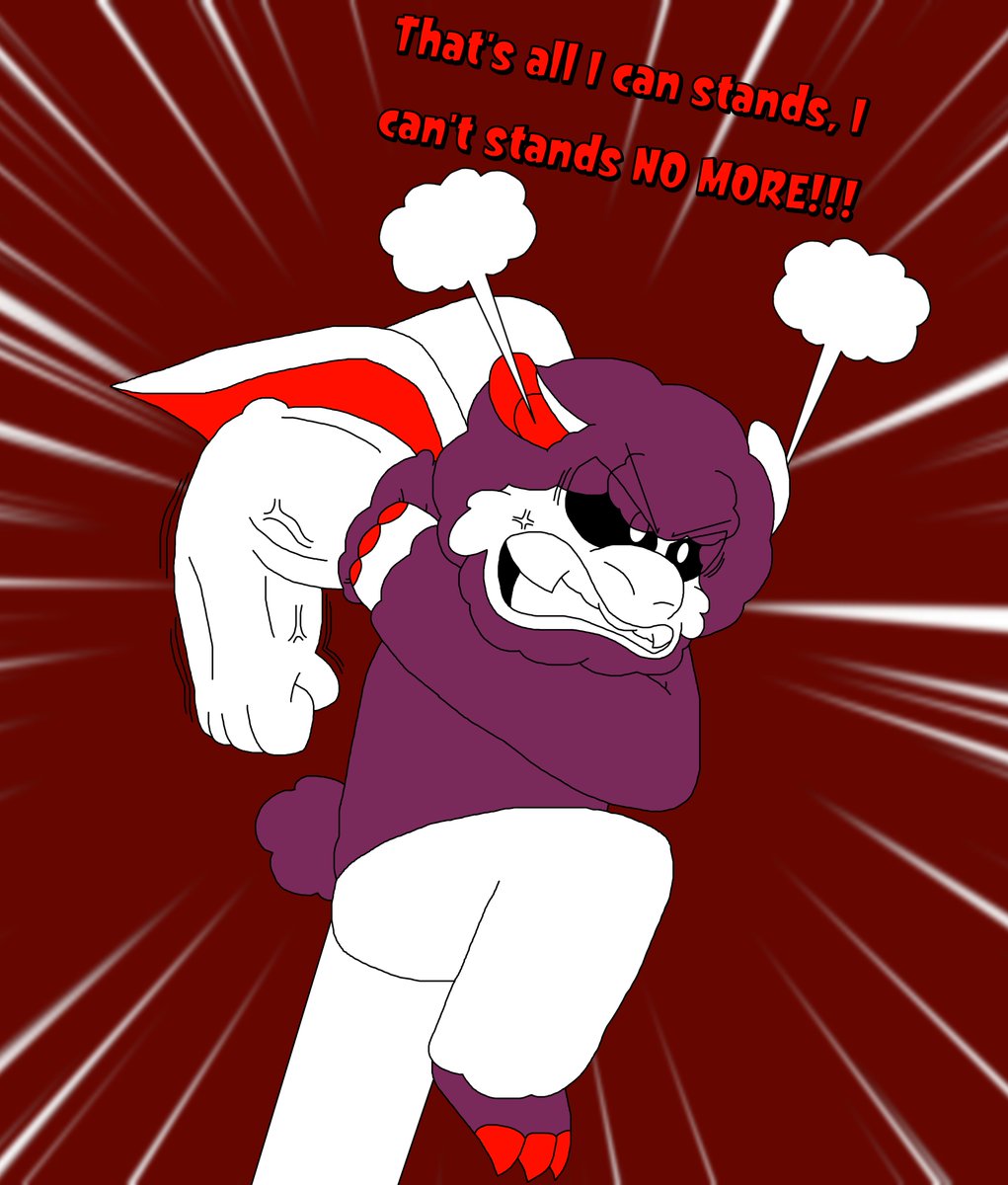 BatScratch5080's tweet photo. If there's one thing that gets BatScratch heated, it's someone picking on and bullying his "friends". After all, nobody antagonizes his fellow Critters but HIM! https://t.co/DHWcZ5WJqB