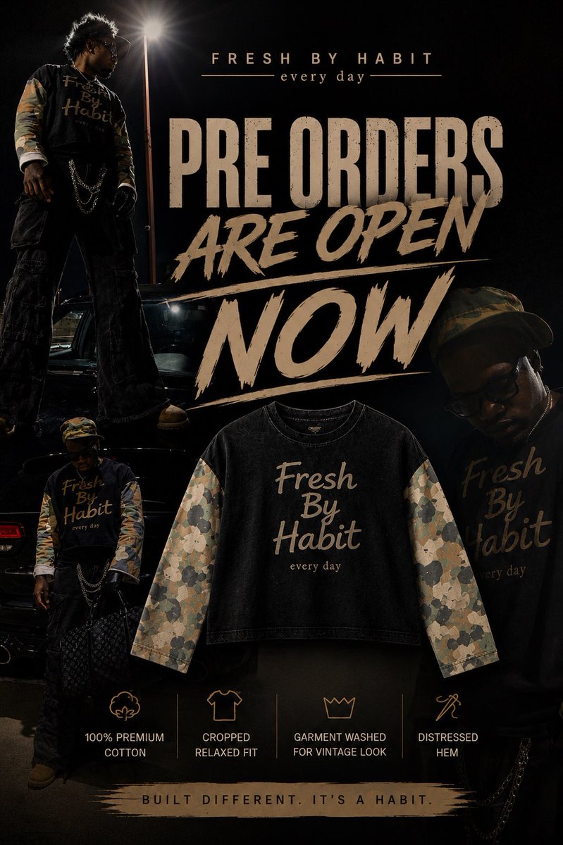 e_prewitt123's tweet photo. 🚨 PRE ORDERS LIVE. 🚨
The wait is over. Fresh By Habit is officially live. 🖤

Pre orders are only open for TWO WEEKS ⏳ and quantities are limited.

Use code REALONEFBH for FREE SHIPPING 🚚 during the first week.

https://t.co/DxOXc5rX3Y https://t.co/W2CjYDI2Jp