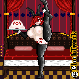 ClockTwork83004's tweet photo. Just got finished with a Commission from my recent sale.  Thank you to Angrypotato for the Commission!  

For those wondering, this is Vampy, a character that @Max_Sylvenware made.  Go check their artwork out!

Standard and Golden Week versions https://t.co/4WXsHW6Wq0
