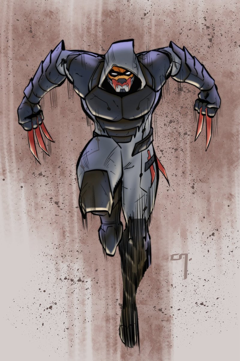 JusAGuyinToms22's tweet photo. A enemy to both Grey-Wolf and Dead Face???

Meet Knave !! Every Brooding vigilante  needs a Clown to keep the mood light.. but this guy isn’t that kinda Clown!! 
The silent mercenary.(He’s More Deathstroke/Vega , than Joker.) 
@NewEraComicsLLC https://t.co/t149BdNv7v