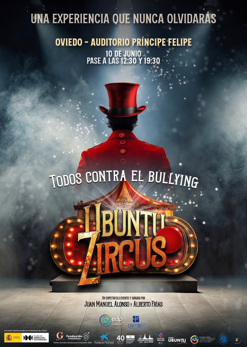 DavidAlvarez_'s tweet photo. Hoy hemos presentado el proyecto musical-educativo UBUNTU ZIRCUS.

Bajo el lema “Todos contra el bullying”, el proyecto invita a los jóvenes no sólo a reflexionar, sino también a implicarse activamente en la solución. 

#CulturaOviedo #TodosContraElBullying #Oviedo2031 https://t.co/NzHfyQUAs9