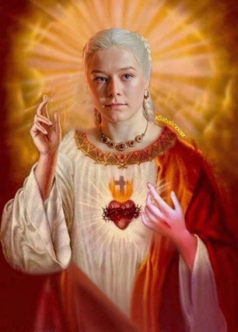 ViserionsTeeth's tweet photo. Virou canon agora
Rhaenyra the Blessed https://t.co/tyPNewLxxM