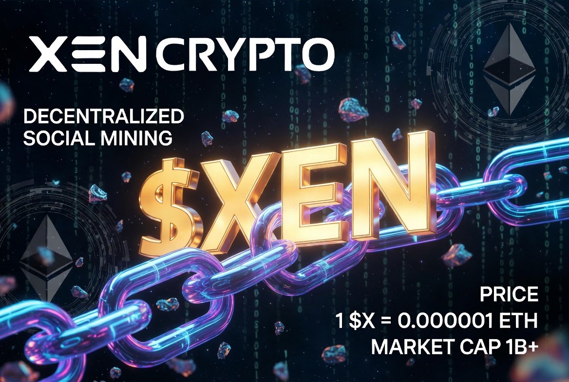 SEXBURG3R's tweet photo. Day 62 of posting the #XEN logo until it hits ATH. https://t.co/43zHlZHUzF