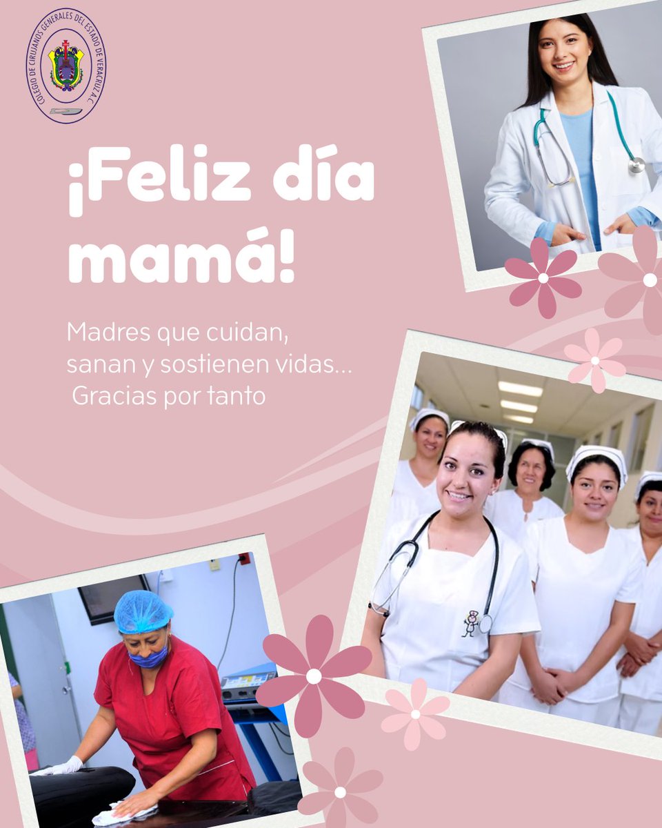 CCGVER's tweet photo. Hoy celebramos a todas las madres que forman parte del sector salud: doctoras, cirujanas, enfermeras, camilleras, personal de laboratorio, radiólogas, anestesiólogas, farmacéuticas, psicólogas, nutriólogas, trabajadoras sociales, administrativas, cocineras y personal de limpieza. https://t.co/het2Vnf5dW