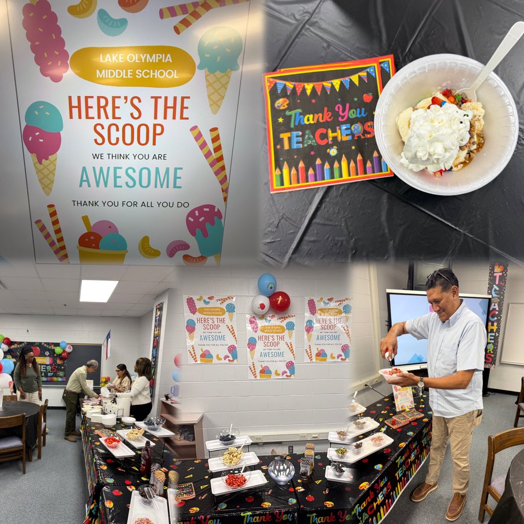 LOMSMustangs's tweet photo. Here’s the scoop, we think our Mustang Teachers are AWESOME! Happy Teacher Appreciation Week! #LEVELUP #PACEwithPRIDE https://t.co/mzjcz2NmK0