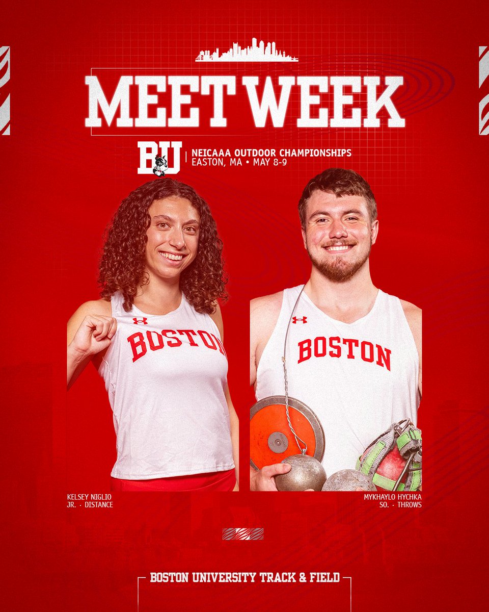 TerrierTFXC's tweet photo. One more tune-up this week in Easton!

🏁 NEICAAA Outdoor Championships
📍 Easton, MA
📅 May 8-9
📊 https://t.co/RsqbFVZSFF https://t.co/PBP86beGmd