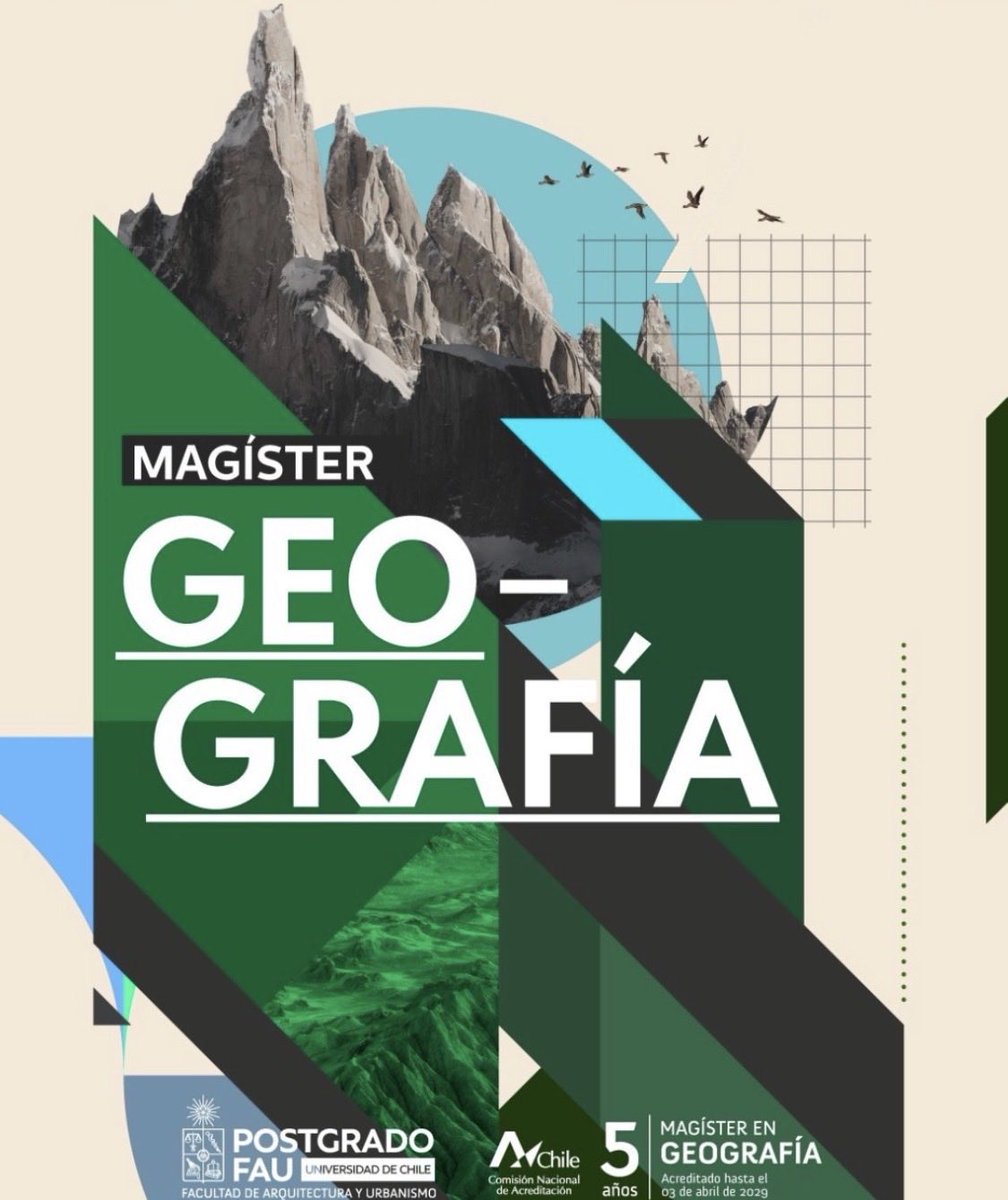 Depto Geografía🌎 - UChile tweet media