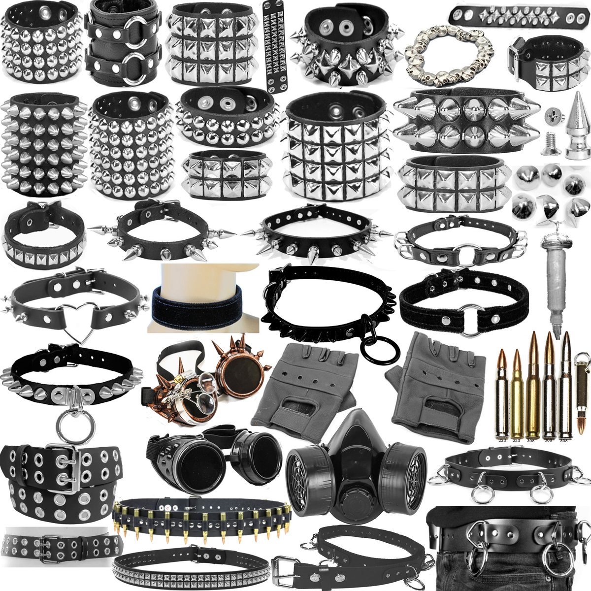 IpsoFactoStore's tweet photo. Now at Ipso Facto! Spike, stud, ring leather belts, chokers, wristbands, inert bullet necklaces, gloves, spikes, studs. Shop our Fullerton store at 517 N. Harbor Blvd, 26 miles south of downtown Los Angeles &amp; https://t.co/sPu6bVlI6o
Open daily. Since 1989. See you soon!
#gothic https://t.co/5lXseIrYAW