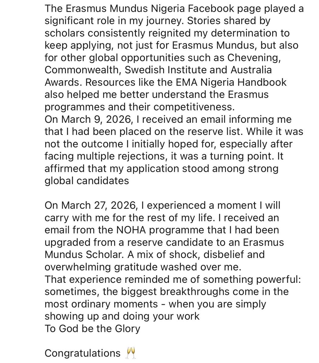 Erasmus-Mundus Nigeria tweet media