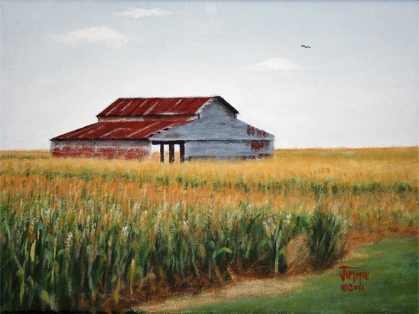 jimmiesart's tweet photo. Corn Field Barn, art prints of original https://t.co/S5R05AkAFX via @jimmiesart #buyintoart #fineart #fineartprints #originalpaintings #oilpaintings #acrylicpaintings #collectible https://t.co/Zhsxp5uxLk