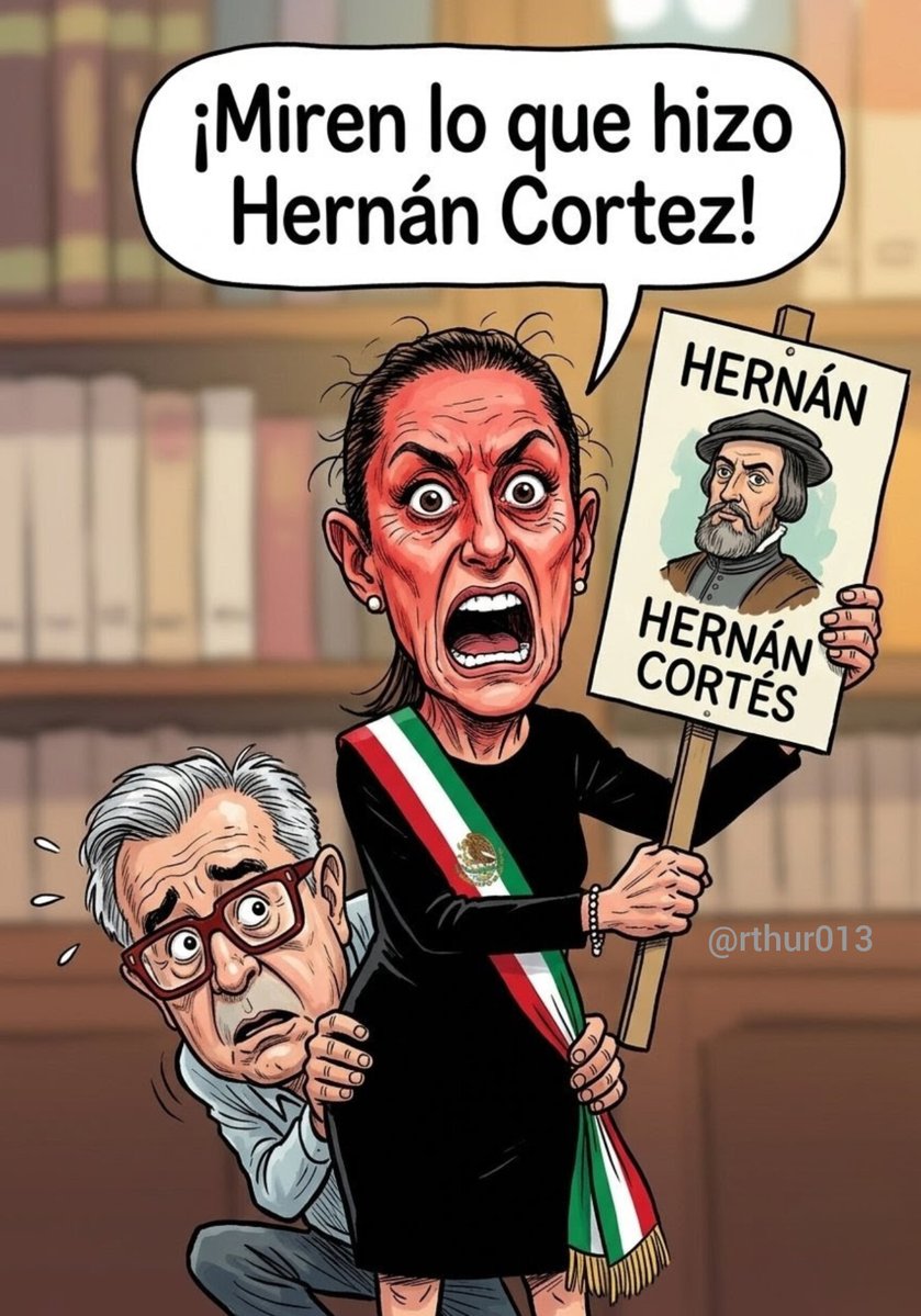 Ayer fue BTS, hoy la cortina de humo es Hernán Cortez...
Claudia Sheinbaum usará lo que sea con tal de no hablar del Narco Gobierno de Rocha Moya