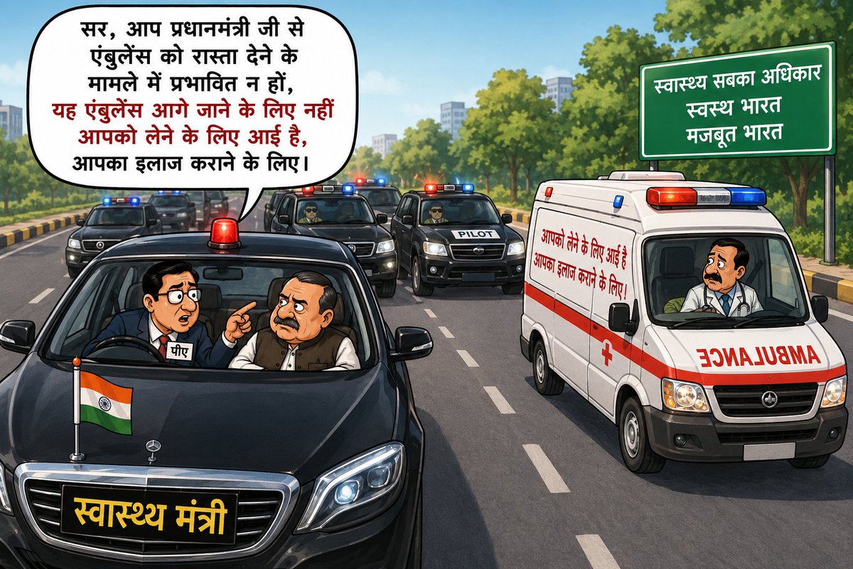 Kavived1's tweet photo. ये भी खूब रही

#Patna #NishantKumar #HealthMinister #NitishKumar #BiharPolitics @Nishantjdu https://t.co/Crdkq2BRXs