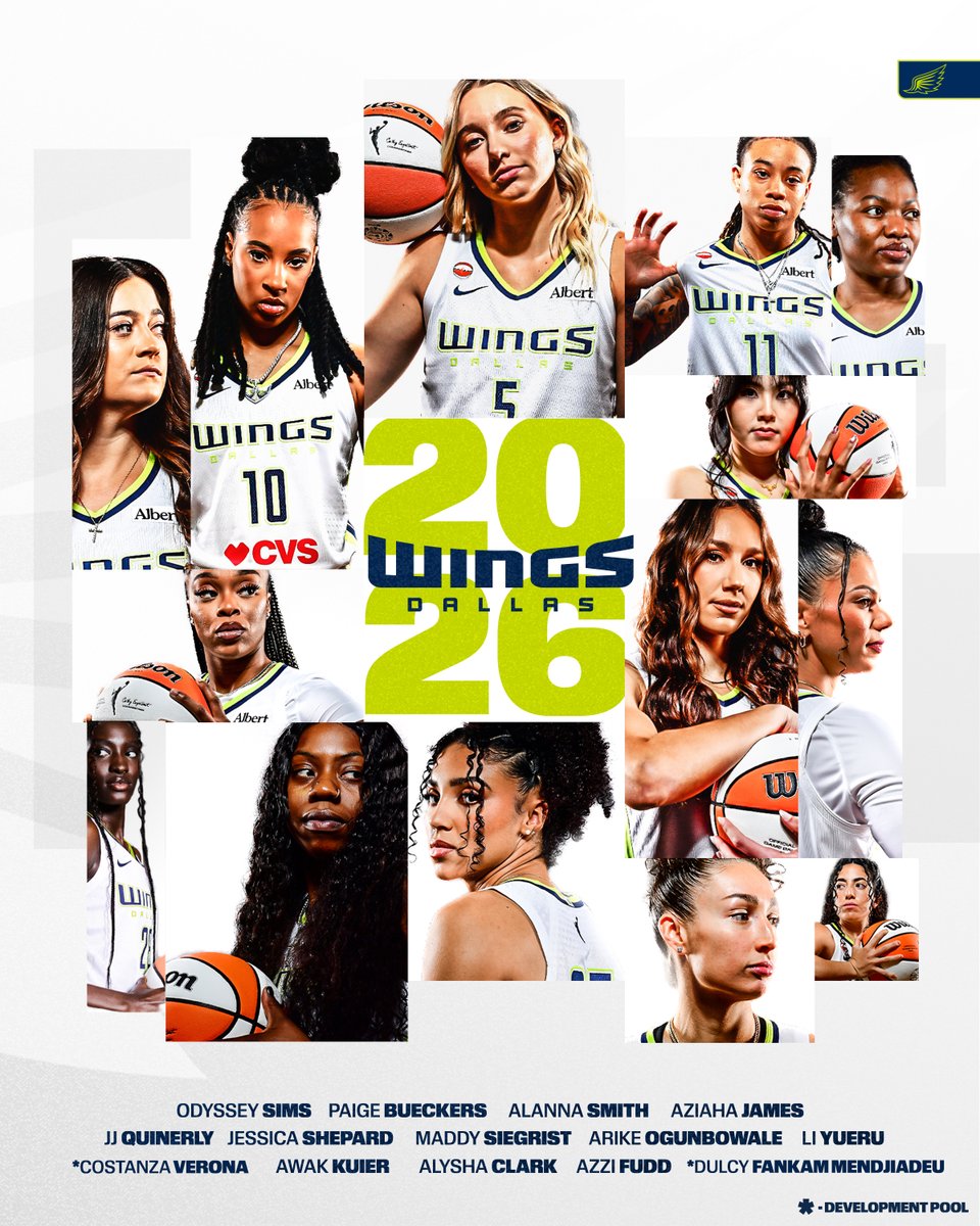 Introducing the 2026 Dallas Wings Final Roster ⚡