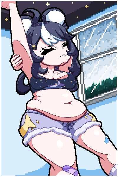 NatsuuMaki's tweet photo. Full Polaris sequence! Once again, had tons of fun drawing her! #bearnakedpolaris https://t.co/Fxf33gwjGD