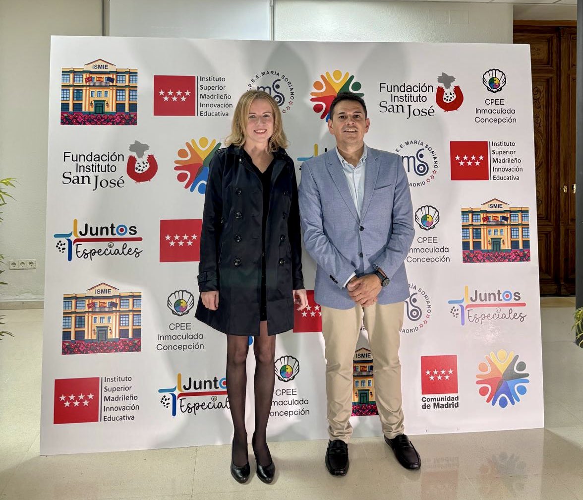 Nachetemartin's tweet photo. Privilegio inaugurar el XXI  encuentro de formación que organizan“ Más Juntos Más Especiales” @MasjuntosEE 
Junto a Marta González, 
Directora Dat Capital, hemos podido comprobar el gran valor humano de nuestros profesionales de especial en @ComunidadMadrid
Muchas Gracias https://t.co/5IwABOyGoZ