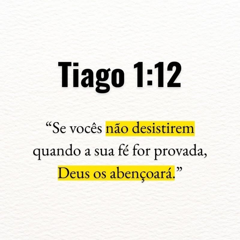 Eliabe76's tweet photo. Tiago 1:12 📖 ✨ https://t.co/6zZn1RZqRj