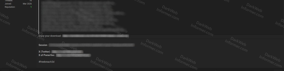 Dark Web Informer tweet media