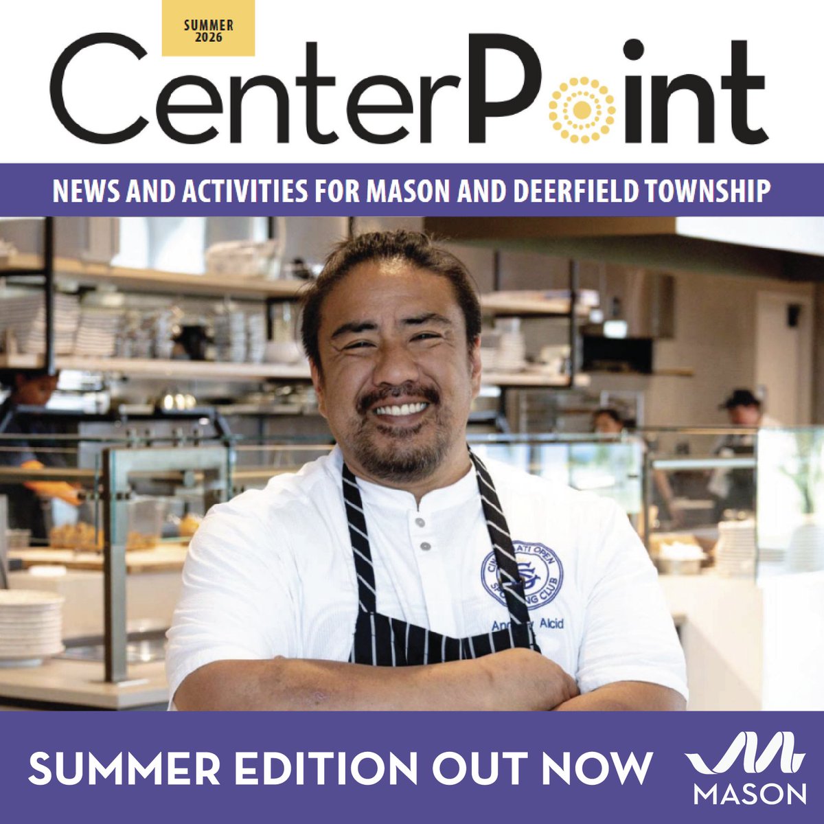 imaginemason's tweet photo. The Summer edition of CenterPoint is out now! 🌞 Check your mailbox to learn about the latest happenings and upcoming events in the City of #MasonOH or read the digital version here: https://t.co/rkJxoiKv0g https://t.co/c7gCYNN3ml