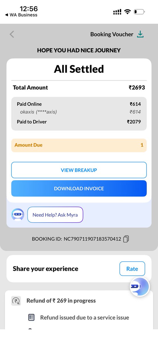 singhdeepu24's tweet photo. And Today You Whatsapp Me For Your Review For My Trip To Bhubaneshwar To puri. 

Sorry For My Language In Advance But You Madhar**** Kindly Do Your work Firmly and With Responsblity Aur Minus Review @makemytripcare @makemytrip @Olacabs https://t.co/Nh6Fbf4ezf