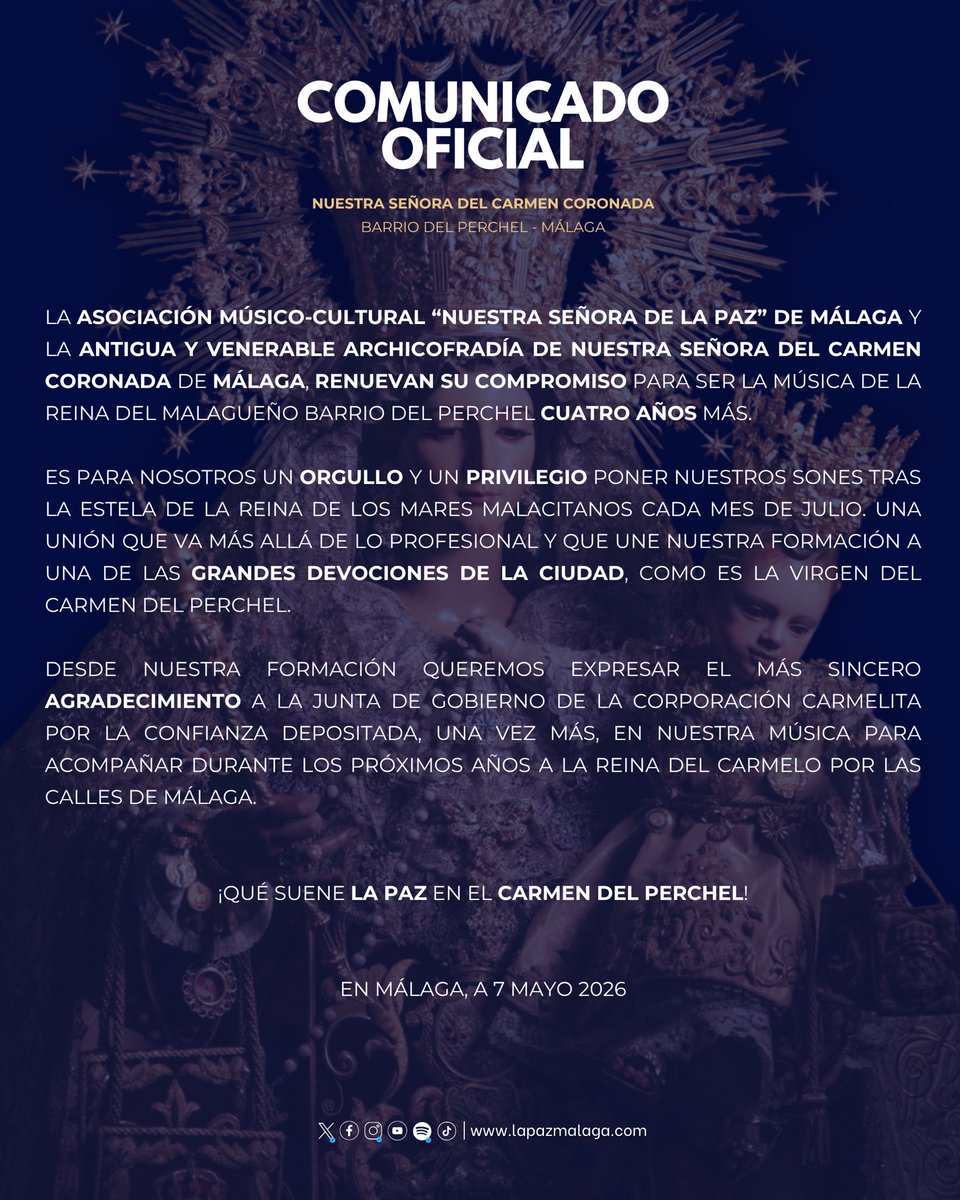 Banda La Paz Málaga tweet media