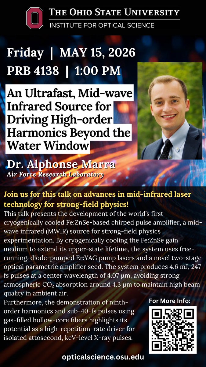 Institute for Optical Science at Ohio State tweet media