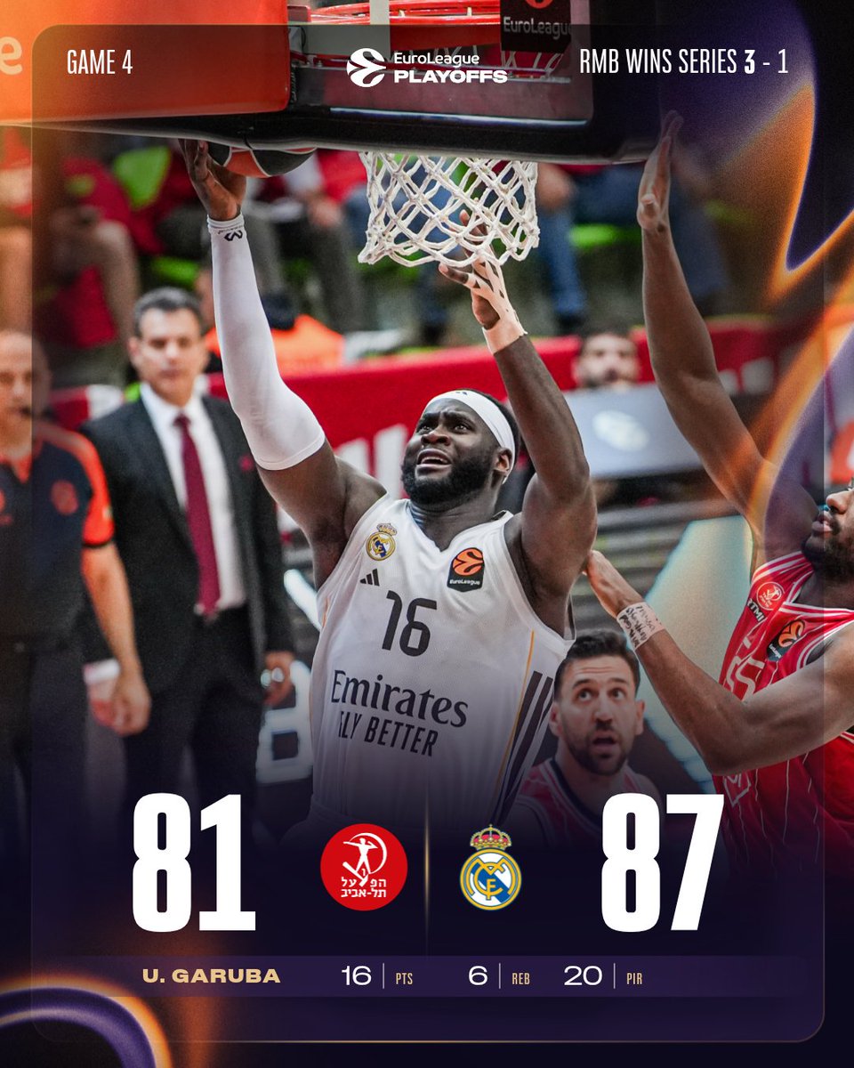 Dominant in close out game 💪

<a href="/RMBaloncesto/">Real Madrid Basket</a> is heading to Athens!