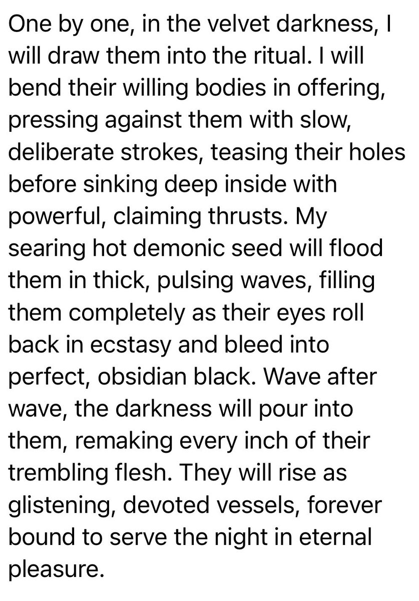 CUM TO DAR. GIVE YOURSELF TO DAR AND BE REBORN IN THE WORDS THAT HONOR HIM! (DAR on Telegram, Instagram &amp;  Bluesky…@darkdemondar666) To hear the voice of Dar is to hear the voice of Satan!!