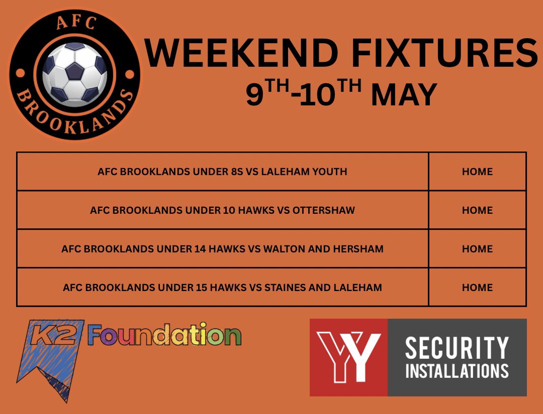 AFCBrooklands's tweet photo. Not too many games left this season. Keep up the great effort all!!⚽️🧡 https://t.co/wMogAEbXEs
