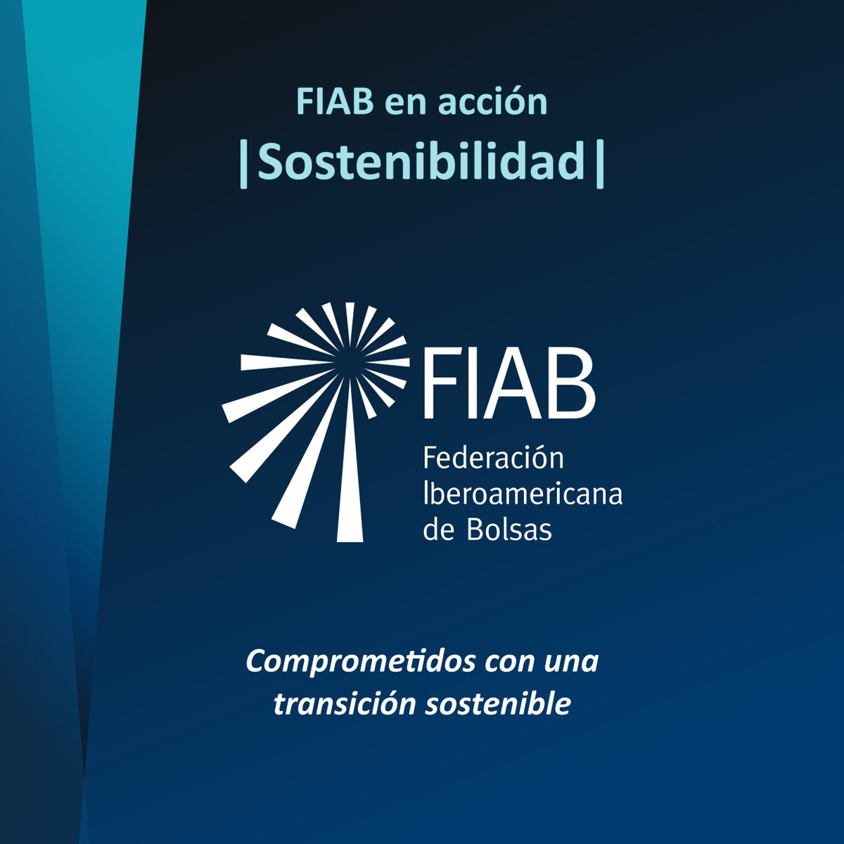 FIABnet's tweet photo. FIAB en acción | FIAB Sostenible
La Federación Iberoamericana de Bolsas impulsa mercados comprometidos con una transición verde y responsable, promoviendo buenas prácticas ESG y finanzas sostenibles.

Más información 👉 https://t.co/gcytpll0dp

#FIAB #ESG #FinanzasSostenibles https://t.co/V5U8pX33CL