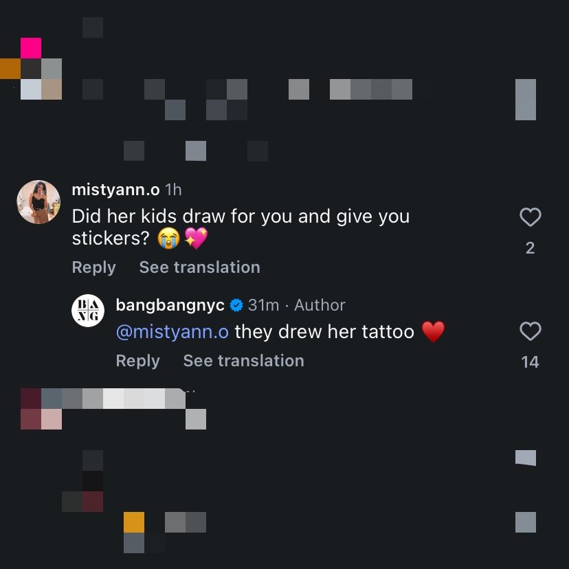 Rihanna got a new tattoo on her leg that drawn by her kids OMG