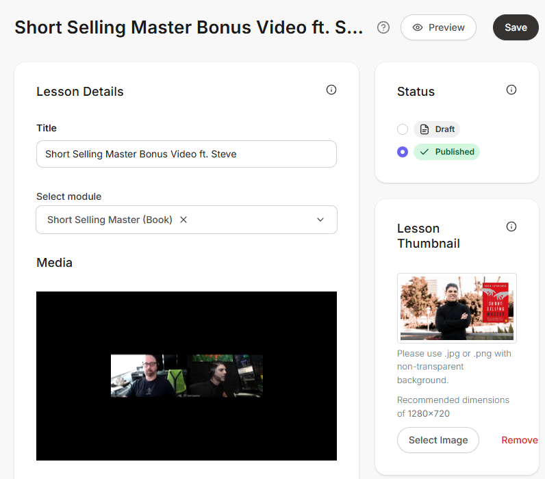 reverselong's tweet photo. For those who preorder my book, I have a bonus video I did today with a trader who's in the book! 

I'm also doing a bonus webinar on 5/15 for those w/ preorders. It's the 3rd bonus webinar. The earlier you preorder, the more of these you can attend! 

https://t.co/EFjtVESLz7 https://t.co/OcRdSwFMP4