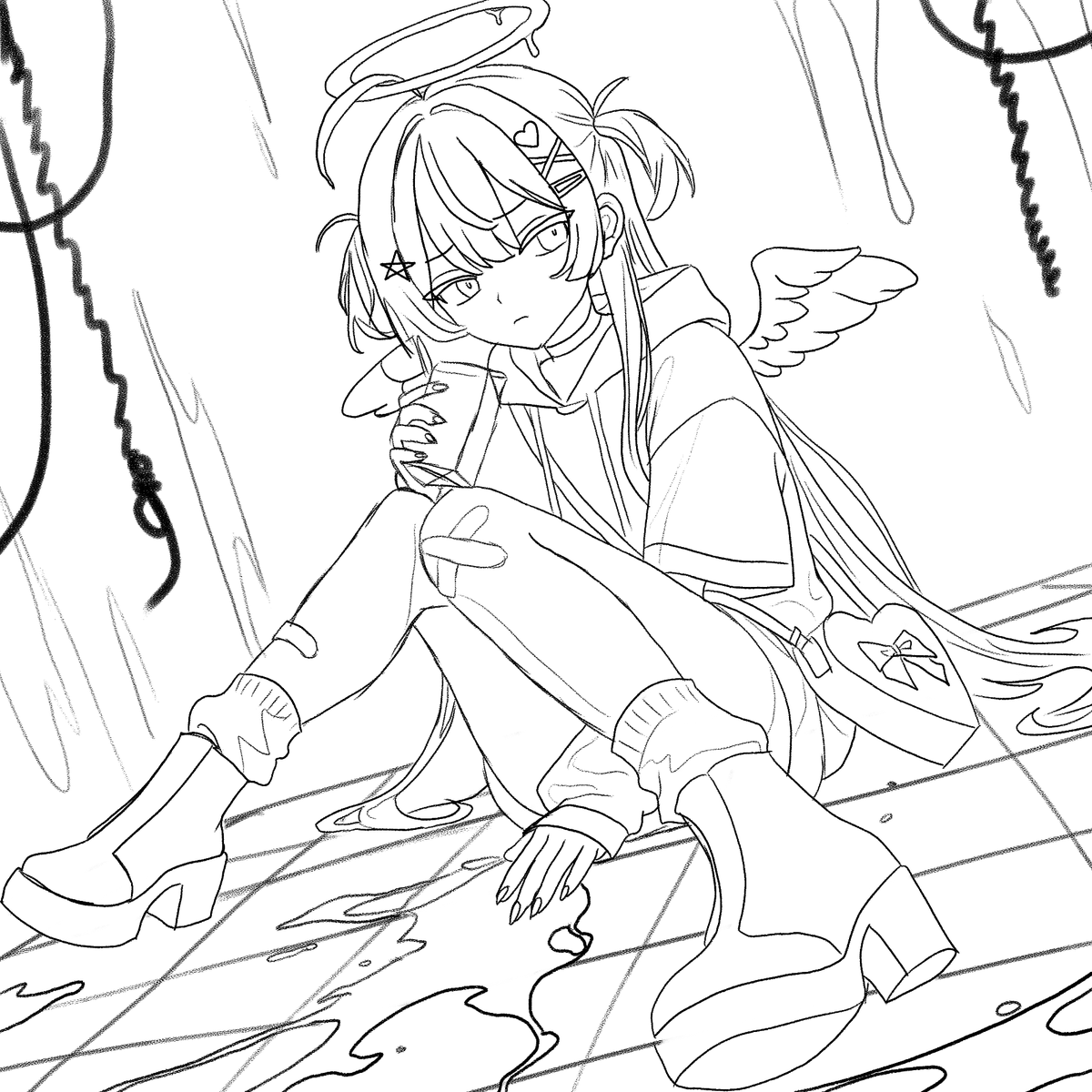 _P973's tweet photo. Some sketches are just meant to be started and never finished~✩ https://t.co/IHFMSLyFNW