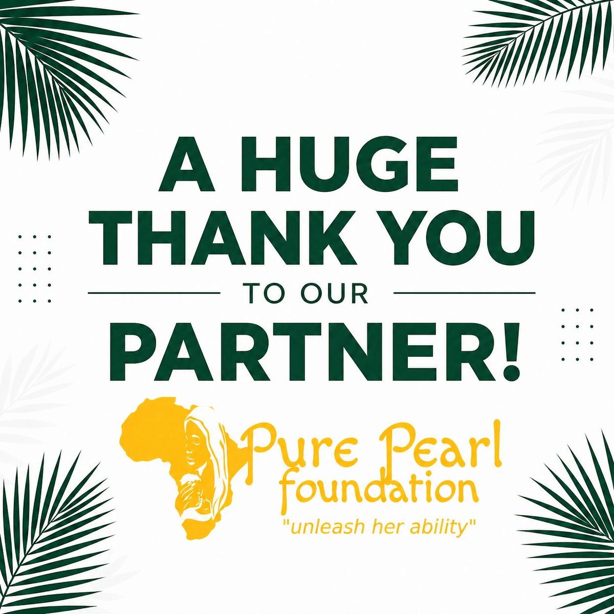 african_aiai's tweet photo. Deep gratitude to our partner Pure Pearl Foundation for walking this journey with us. Your support empowers change, uplifts communities, and inspires us to keep striving for impact that lasts.
#PurePearlFoundation https://t.co/rGP7z84ZJ5