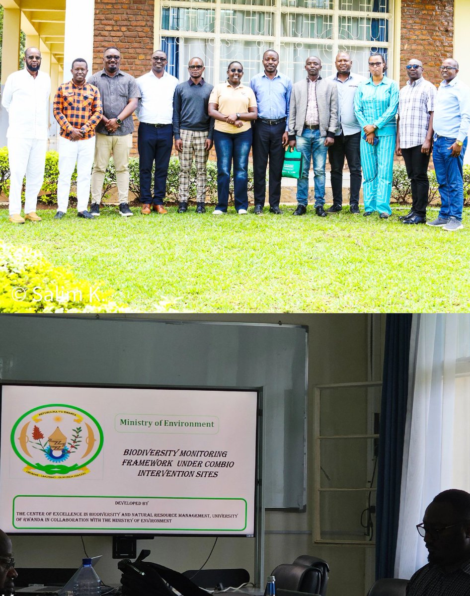 CoEBrwanda's tweet photo. 🟢UPDATES 🟢
Today; Stakeholders from government, academia, and conservation organizations convened at the @Uni_Rwanda for the validation workshop of the Biodiversity Monitoring Framework under the #COMBIOProject . https://t.co/XvP0aT5nHl