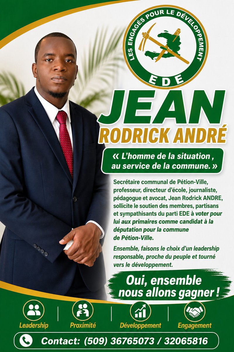 André Jean Rodrick tweet media