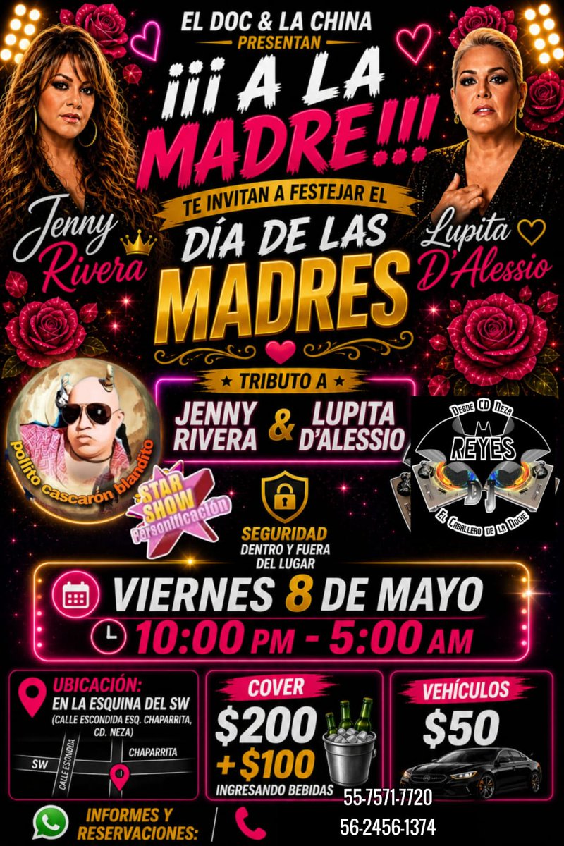 chiinasw's tweet photo. @libertyradiomx @TheCrazySwJuva1 @StarShow03  nos vemos este 8 de mayo en la esquina del sw .... Envía md para tu reservación https://t.co/Pw9hQmyaUj