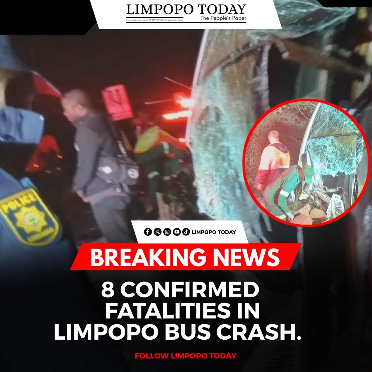 TodayLimpo67802's tweet photo. #BreakingNews

🔗 Read more : https://t.co/lUVjrjuaXD

...
#LimpopoToday https://t.co/dX66hQtard