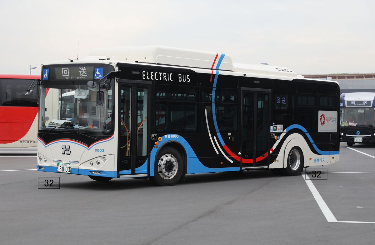 阪急バス Hankyu Bus 大阪230い8003 BYD K8 1.0 8003 2023年式 [ 回 送