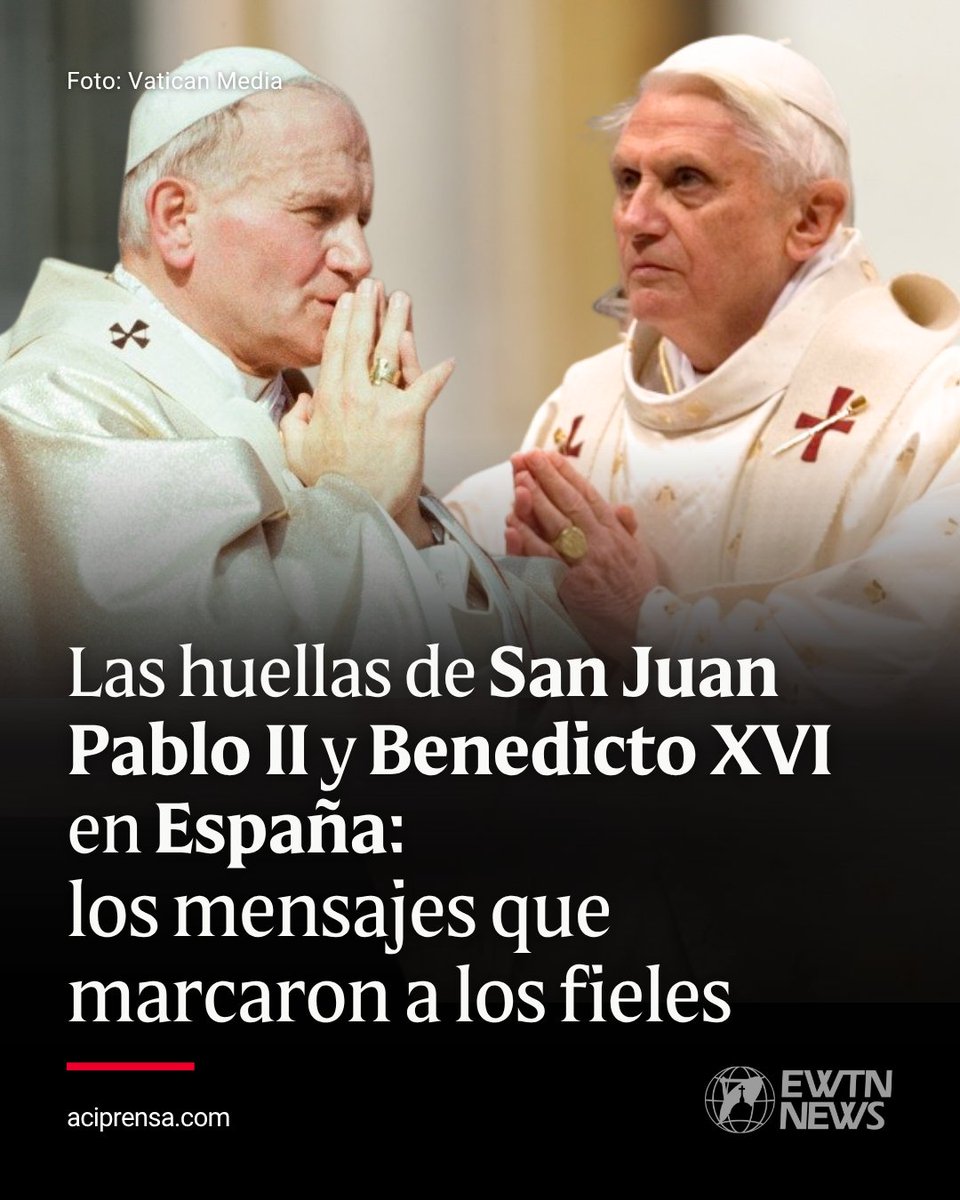 A pocos días del viaje apostólico del Papa León XIV a España, resurgen los mensajes que marcaron las históricas visitas de San Juan Pablo II y Benedicto XVI al país, dejando una profunda huella espiritual entre los fieles españoles.

San Juan Pablo II fue el primer Papa en