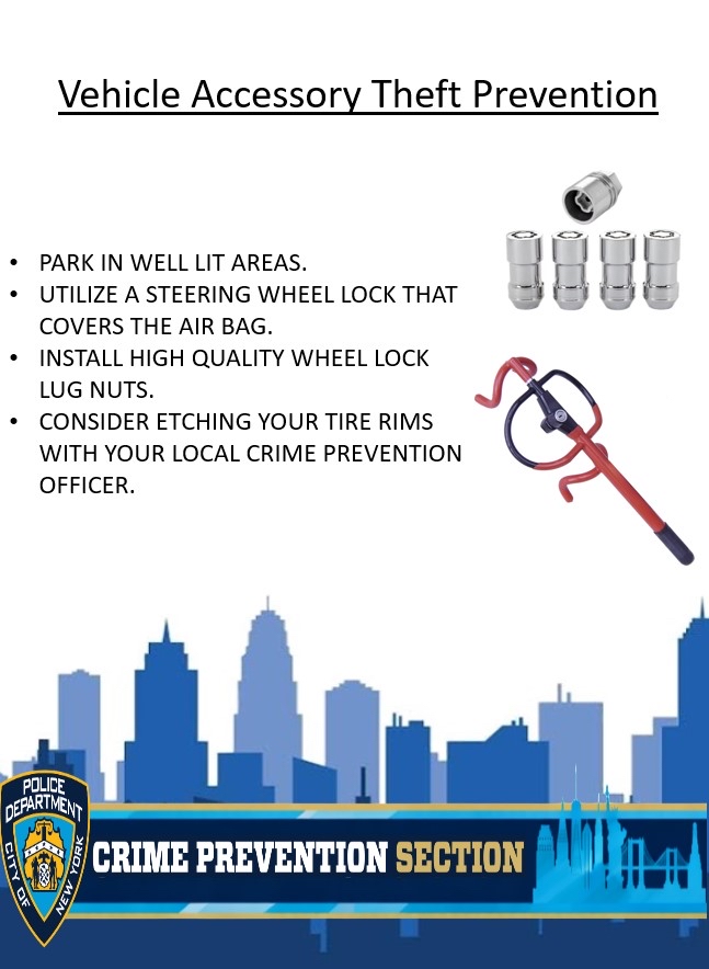 NYPD46Pct's tweet photo. Officer Osmanovic is actively engaging with the community to disseminate crucial information regarding Vehicle Accessory to Prevent Theft. https://t.co/tWlBLj3H5T