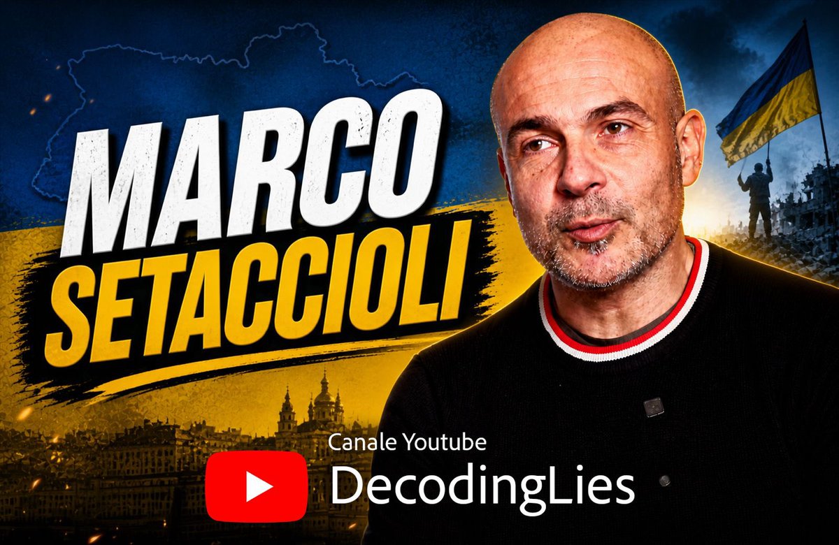 Grazie a <a href="/DecodingLies/">Decoding Lies</a> per questa intervista nata quasi per caso mentre ero a Kyiv (link nel primo commento) 👇